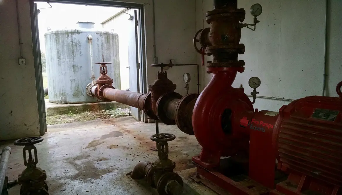 fire pump water tank, fire pump suction, fire water storage tank