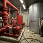 fire water tank level, fire pump water supply, fire protection tank