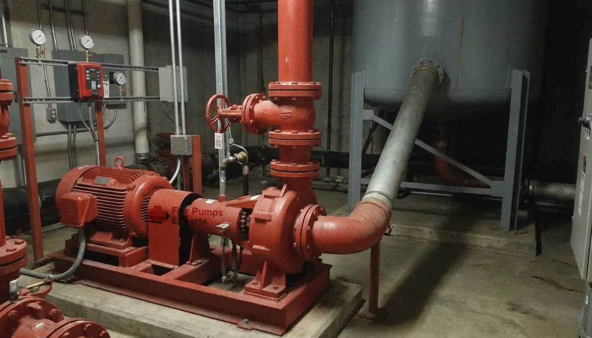 flooded suction fire pump
