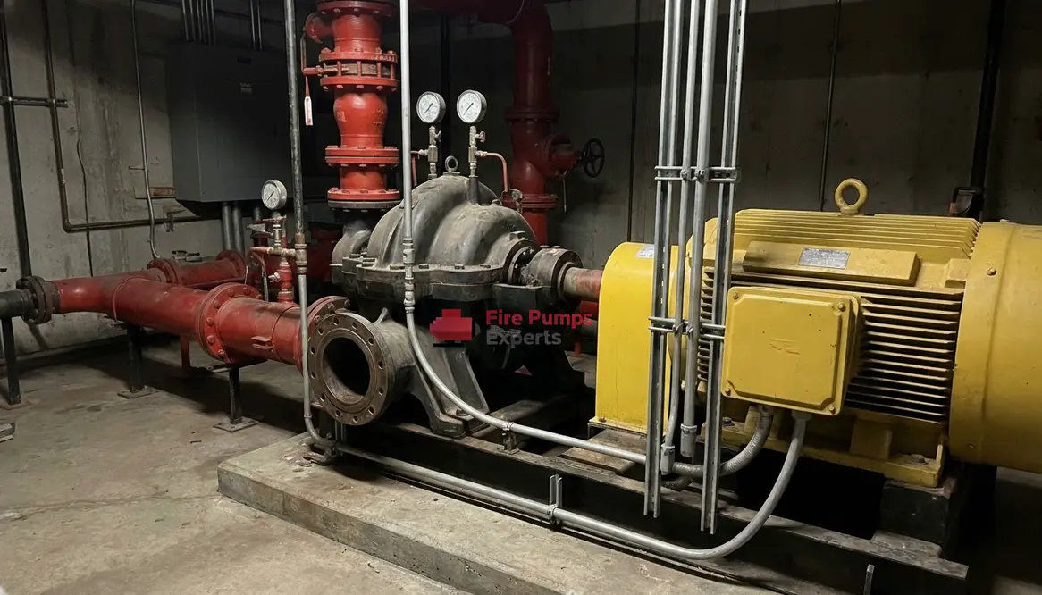 horizontal split case fire pump