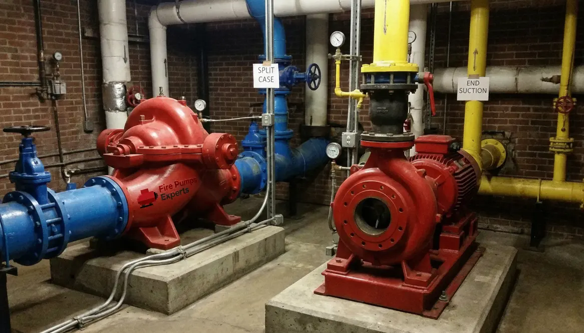 split case vs end suction fire pump