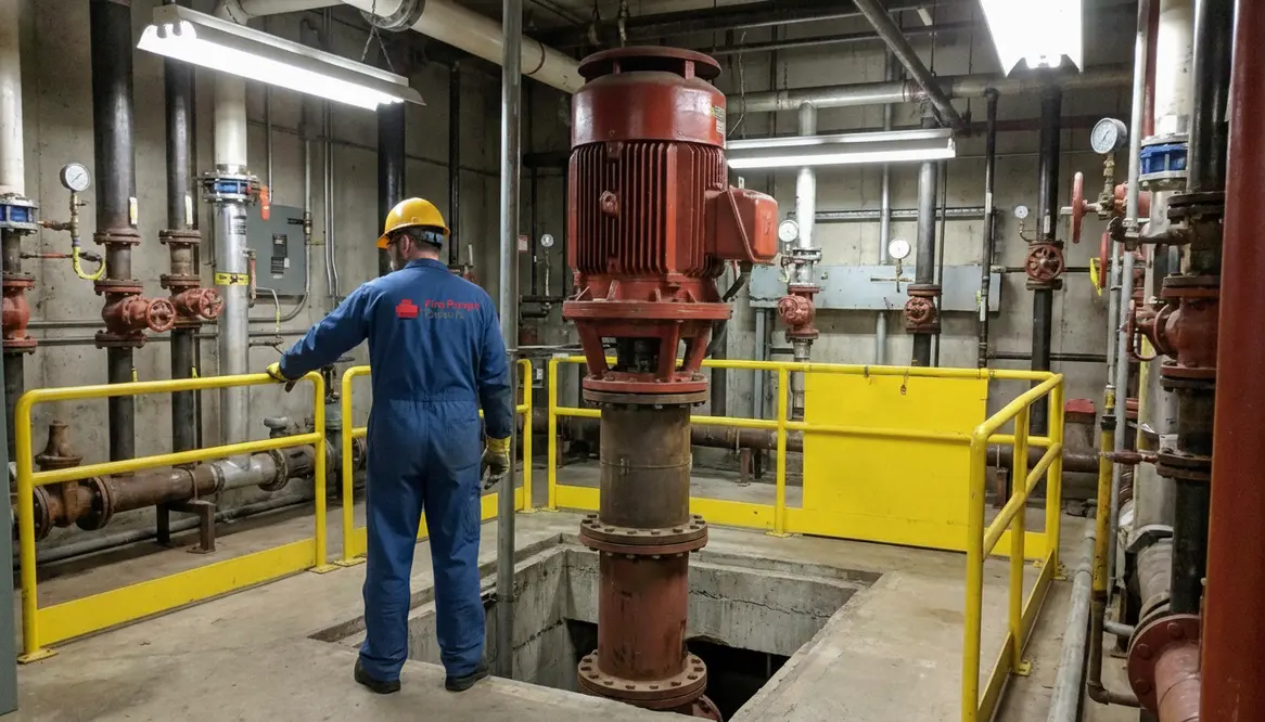 vertical turbine fire pump