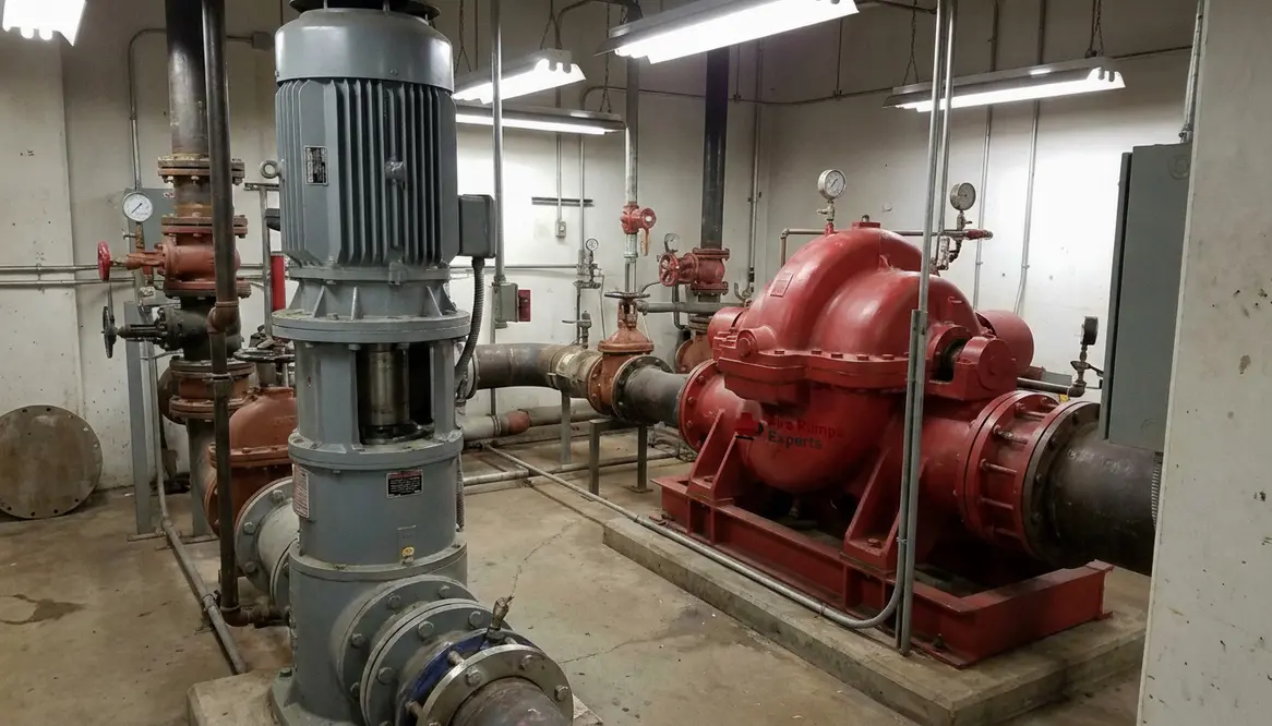 vertical turbine vs split case fire pump