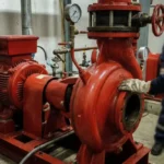 what does fire pump cavitation sound like